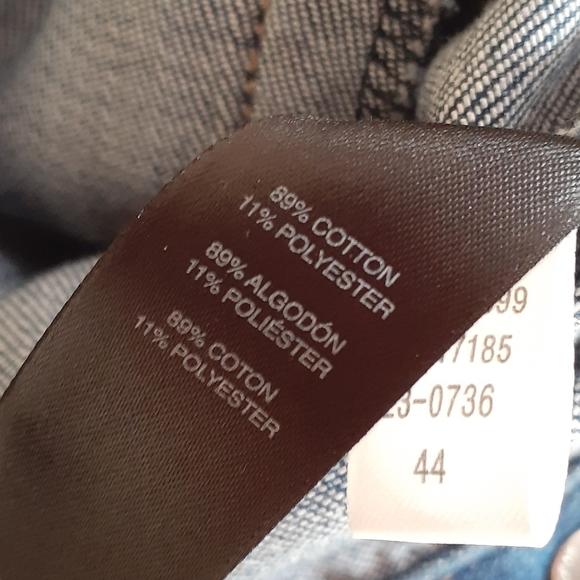 SOLD - WHBM jewel neck denim jacket - Picture 13 of 16